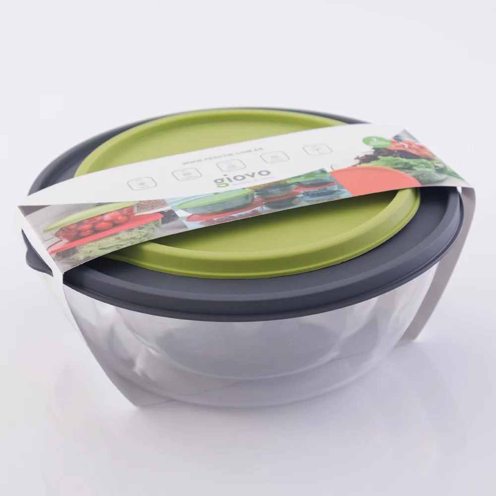 Set 2 Bowls Giovo con tapa – 750 y 1500 cc